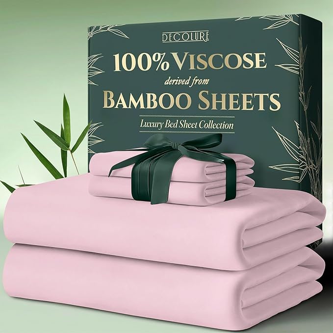 Bamboo Sheet Set - Light Pink