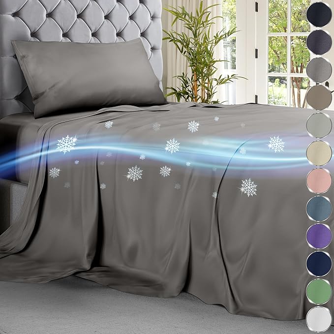 Cooling Sheet Set - Cool Grey