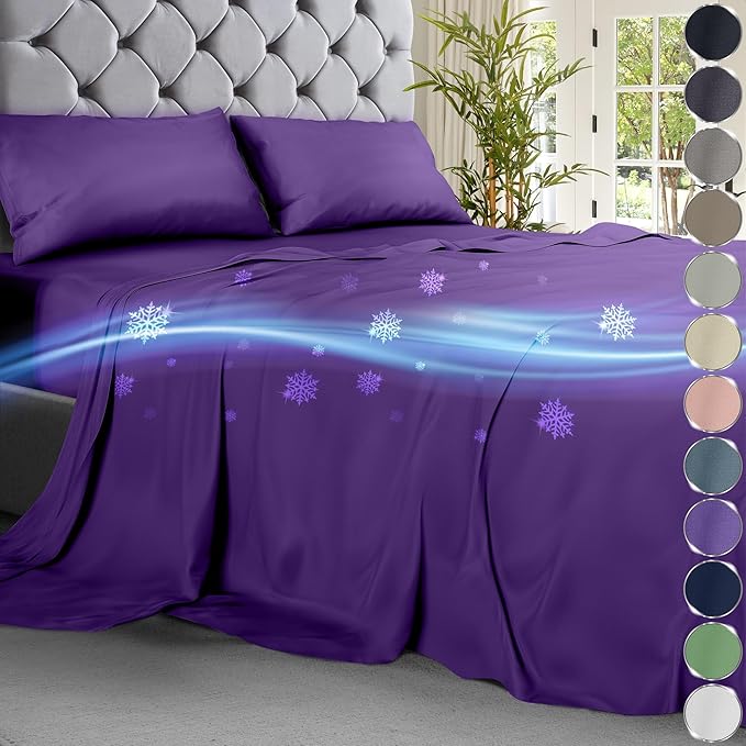 Cooling Sheet Set - Regal Purple