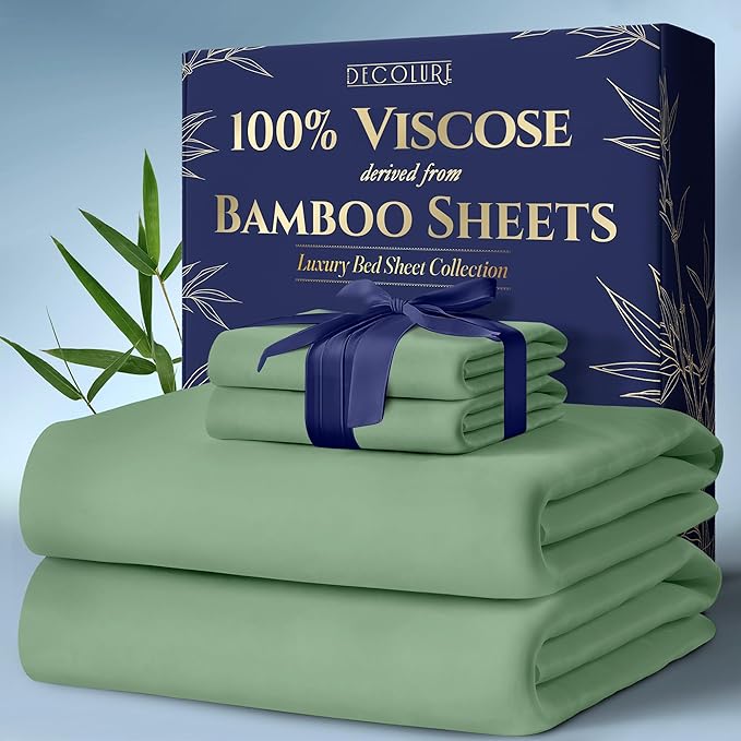 100% Organic Bamboo Sheets - Sage Green
