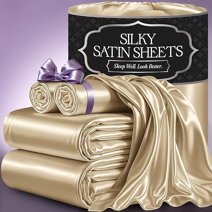 Satin Sheets Set - Ivory